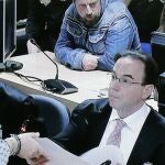 El Chicle durante el juicio en Santiago de Compostela