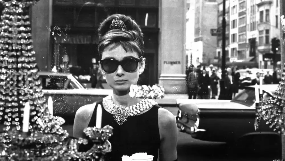 Audrey Hepburn en "Desayuno con diamantes"
