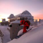 Freeride en Pic du Midi. Fot. Axel Plagnard