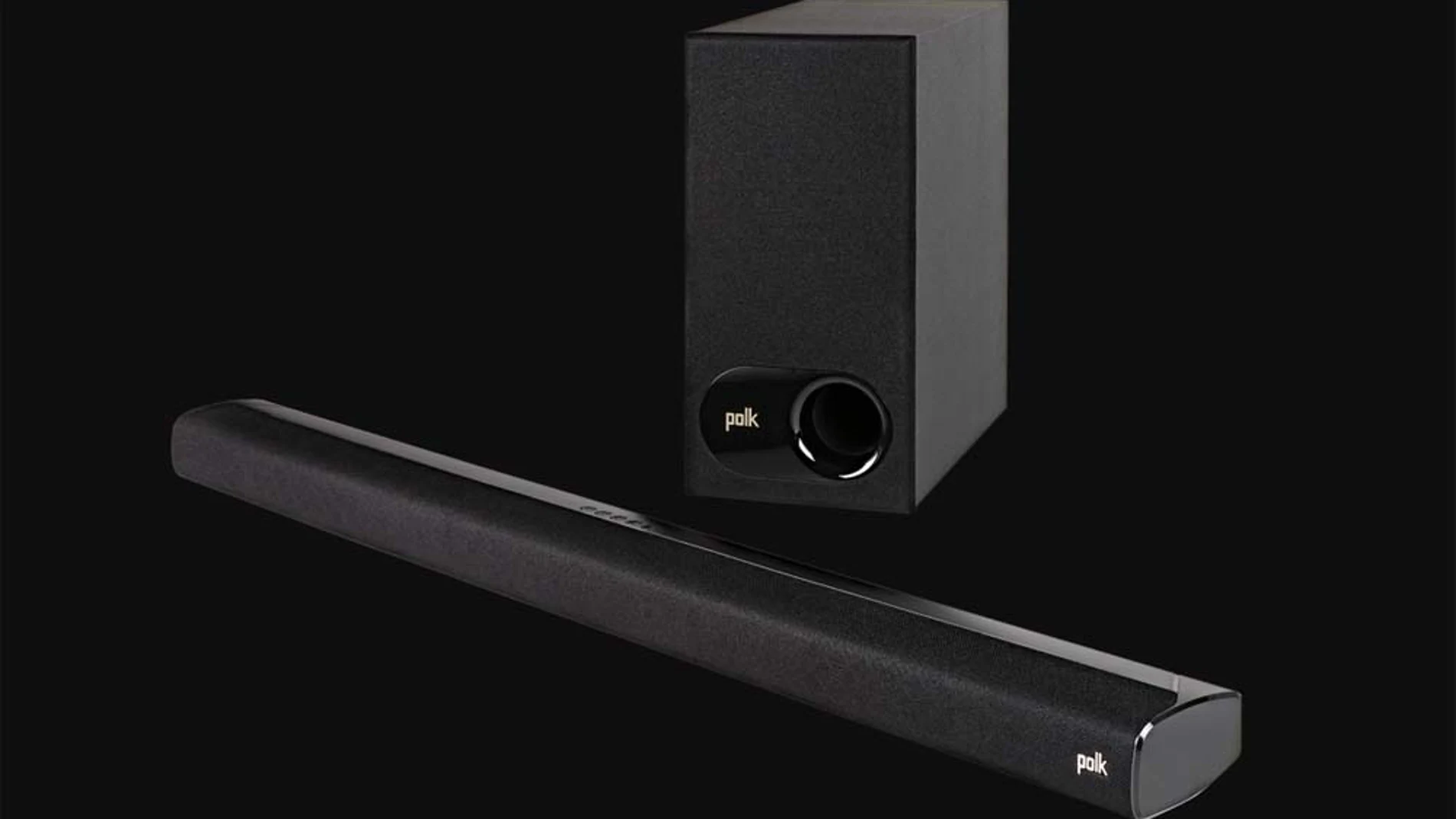 Una barra de sonido más un subwoofer inalámbrico convierten el televisor de casa en una auténtica sala de cine.