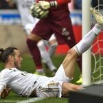 Gareth Bale, durante el último partido del Real Madrid, en Mendizorroza