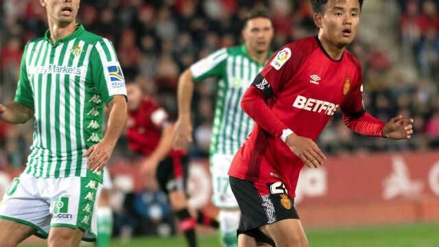 GRAF482. PALMA, 30/11/2019.- Takefusa Kubo con el Real Mallorca. EFE/CATI CLADERA