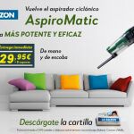 Consiga el aspirador ciclónico Aspiromatic.