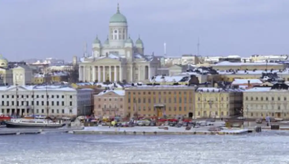 Panorámica desde el puerto de Helsinki