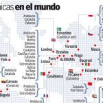 Valencia cierra sus «embajadas» en el exterior y las integra en la red estatal
