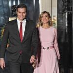 Pedro Sánchez y Begoña Gómez en Londres.