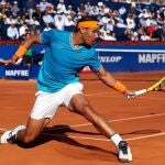 Nadal, durante un partido en tierra el año pasado en Barcelona