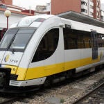 Imagen de un tren de Feve
