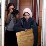Greta Thunberg a su llegada a Madrid