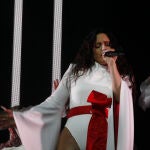 La cantante Rosalía ofrece en Madrid su primer concierto en el WiZink Center y el último en España de su actual gira. Foto: Catalina O. Salas