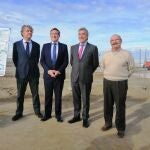 Visita a las obras de los desvíos provisionales