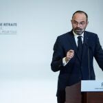 El primer ministro francés, Édouard Philippe, desveló hoy el plan de su Gobierno para reformar el sistema de pensiones
