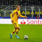 Antoine Griezmann durante el partido de Champions contra el Inter. Rossini / DPPI10/12/2019 ONLY FOR USE IN SPAIN