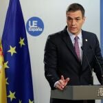 Pedro Sánchez, hoy en Bruselas