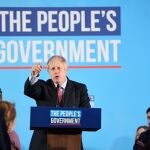 El primer ministro británico, gran triunfador de los comicios.