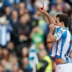 Oyarzabal marcó de penalti al Barcelona / Efe