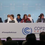 Nueva jornada en la Cumbre del Clima presidida por la presidente de la Cumbre del Clima, la chilena Carolina Schmidt, en Madrid