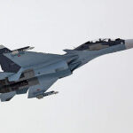 Imagen de un avión Su-30SM, equipados con modernos sistemas de defensa