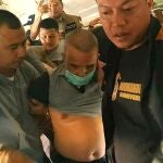 Somkid Pumpuang en el momento de su detención (EFE)