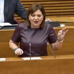 Isabel Bonig, durante una intervención parlamentaria