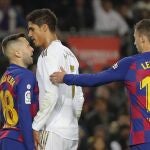 Alba y Lenglet, con Varane