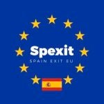 Cartel que utiliza la nueva plataforma que puja por la salida de España de la UE