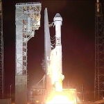 Momento del despegue del CST-100 de Boeing desde Cabo Cañaveral