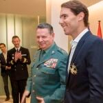 El tenista Rafa Nadal recibe la Cruz de Plata al mérito de la Guardia CivilGUARDIA CIVIL20/12/2019