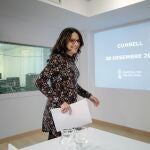 La vicepresidenta y portavoz del Consell, Mónica Oltra