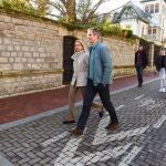 Iñaki Urdangarín, en Vitoria junto a la Infanta Cristina durante el permiso que se le concedió para pasar con su familia Nochebuena y Navidad