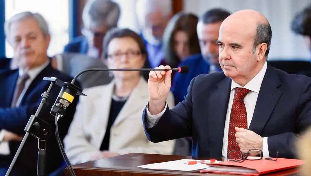 El ex consejero de la Presidencia de la Junta de Andalucía, Gaspar Zarrías, en la Audiencia