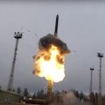 Un misil hipersónico Avangard de Rusia