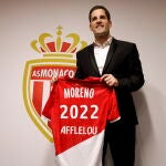Robert Moreno, en su presentación como entrenador del Mónaco