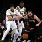Ricky Rubio, en el partido contra los Lakers