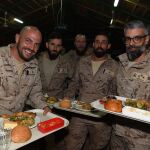 La cena de Nochevieja de los legionarios