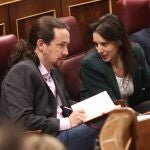 Pablo Iglesia e Irene Montero se han encargado de sacar adelante este plan