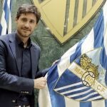 Víctor Sánchez del Amo, después de renovar como entrenador del Málaga CF.@MALAGACF08/01/2020
