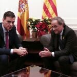 Pedro Sánchez y Joaquim Torra, en una imagen de archivo