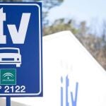 Cartel de ITV en Andalucía.