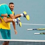 Kyrgios y De Miñaur, tras clasificarse para semifinales