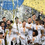El Real Madrid celebra la Supercopa12/01/2020 ONLY FOR USE IN SPAIN