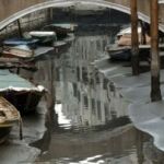 Imagen de uno de los canales, casi seco