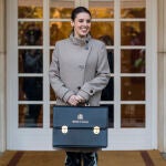 La ministra de Igualdad, Irene Montero, llega al Palacio de la Moncloa para asistir al primer Consejo de Ministros del Gobierno de coalición presidido por Pedro Sánchez, este martes en Madrid.© Alberto R. Roldan MADRID 14/01/2020