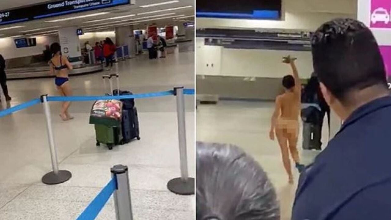Detenida una mujer en el aeropuerto de Miami por pasearse totalmente ...