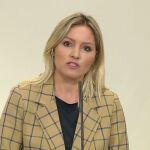 La portavoz del Gobierno regional, Ana Martínez Vidal, durante la rueda de prensa tras el Consejo de Gobierno en el Palacio de San Esteban