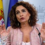La ministra de Hacienda y Portavoz del Gobierno, María Jesús Montero