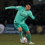 Brahim Díaz con el Real Madrid.