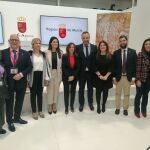 Inauguración del estand de la Región, con la capitalidad gastronómica de Murcia y la presentación del Museo del Barrio del Foro Romano de Cartagena