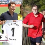 Albert Rivera y Mariano Rajoy, rivales secretos en la Federación de Fútbol