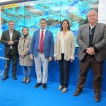 José Ramón Díez de Revenga, en el centro, junto a responsables del PP en la Región.EUROPA PRESS24/01/2020